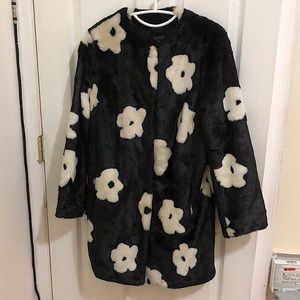 Topshop faux fur coat , in very good condition